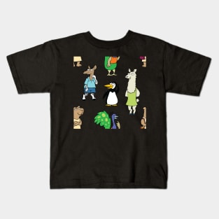 Animals of Argentina Kids T-Shirt